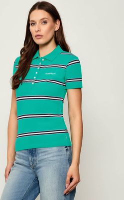 Guess Jeans - Bluzka damska wiosenna ze sklepu: Gomez Fashion Store w kategorii: Bluzki damskie - zdjęcie 874714-BD9-10338_GE254W000020Z76