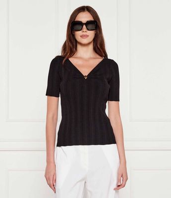 Bluzka damska casual Marciano Guess ze sklepu: Gomez Fashion Store w kategorii: Bluzki damskie - zdjęcie 874714-BD9-10338_MG254W000005025