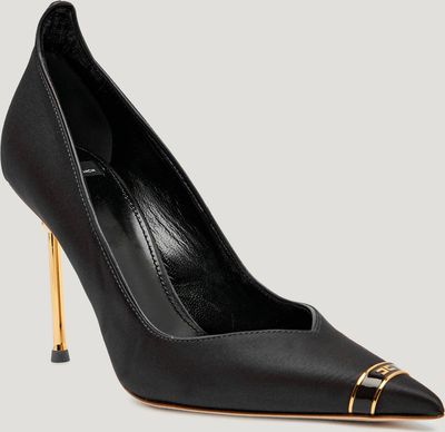 Czółenka na wiosnę Elisabetta Franchi ze sklepu: Gomez Fashion Store w kategorii: Czółenka - zdjęcie 874714-BD9-10338_EF254W000044110