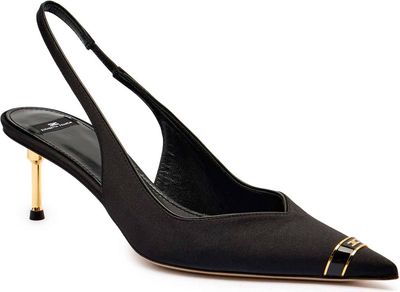 Czółenka na wiosnę Elisabetta Franchi ze sklepu: Gomez Fashion Store w kategorii: Czółenka - zdjęcie 874714-BD9-10338_EF254W000045110