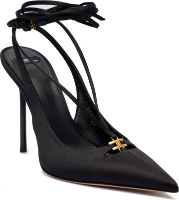 Czółenka na wiosnę Elisabetta Franchi ze sklepu: Gomez Fashion Store w kategorii: Czółenka - zdjęcie 874714-BD9-10338_EF254W000048110