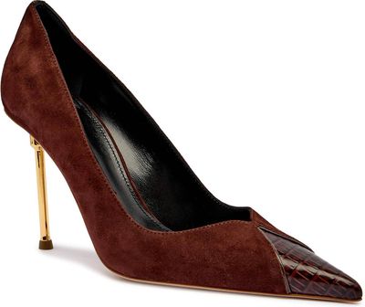 Czółenka na wiosnę Elisabetta Franchi ze sklepu: Gomez Fashion Store w kategorii: Czółenka - zdjęcie 874714-BD9-10338_EF254W000051A45