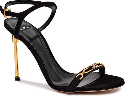 Sandały damskie na wiosnę Elisabetta Franchi ze sklepu: Gomez Fashion Store w kategorii: Sandały damskie - zdjęcie 874714-BD9-10338_EF254W000054110