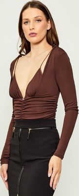 Bluzka damska casual Elisabetta Franchi ze sklepu: Gomez Fashion Store w kategorii: Bluzki damskie - zdjęcie 874714-BD9-10338_EF254W000057A45