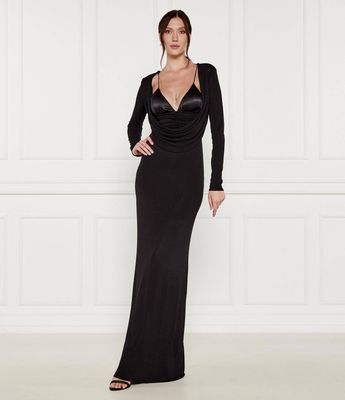 Sukienka dopasowana Elisabetta Franchi ze sklepu: Gomez Fashion Store w kategorii: Sukienki - zdjęcie 874714-BD9-10338_EF254W000059110