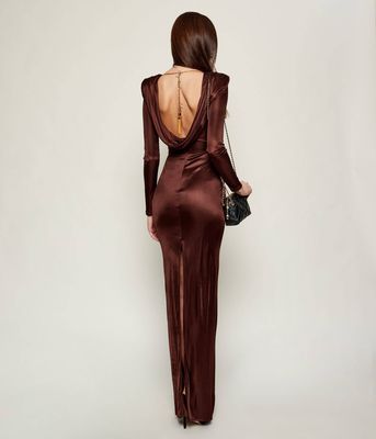 Sukienka elegancka Elisabetta Franchi ze sklepu: Gomez Fashion Store w kategorii: Sukienki - zdjęcie 874714-BD9-10338_EF254W000061A45