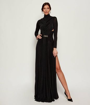 Sukienka elegancka Elisabetta Franchi ze sklepu: Gomez Fashion Store w kategorii: Sukienki - zdjęcie 874714-BD9-10338_EF254W000062110