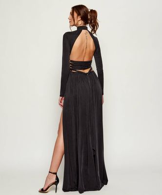 Elisabetta Franchi - Sukienka elegancka na jesień ze sklepu: Gomez Fashion Store w kategorii: Sukienki - zdjęcie 874714-BD9-10338_EF254W000065110