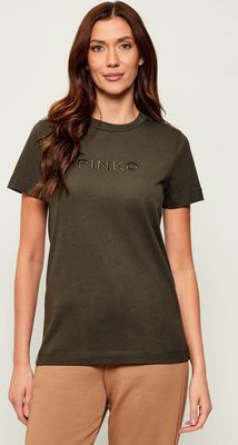 Pinko - Bluzka damska casual ze sklepu: Gomez Fashion Store w kategorii: Bluzki damskie - zdjęcie 874714-BD9-10338_PI254W000003D44
