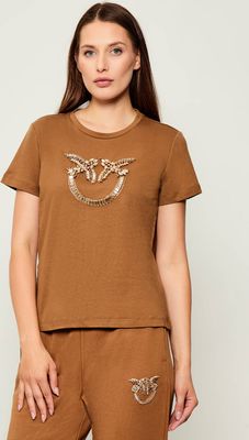 Bluzka damska młodzieżowa na wiosnę Pinko ze sklepu: Gomez Fashion Store w kategorii: Bluzki damskie - zdjęcie 874714-BD9-10338_PI254W000004D45
