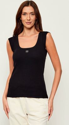Pinko - Bluzka damska casual ze sklepu: Gomez Fashion Store w kategorii: Bluzki damskie - zdjęcie 874714-BD9-10338_PI254W000011099