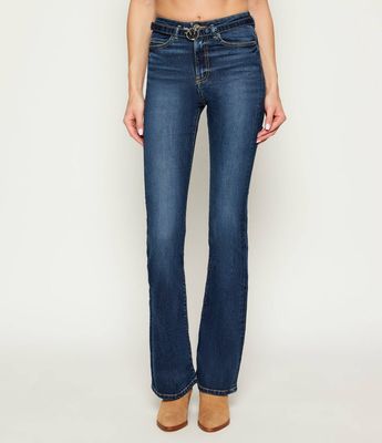 Jeansy damskie w miejskim stylu Pinko ze sklepu: Gomez Fashion Store w kategorii: Jeansy damskie - zdjęcie 874714-BD9-10338_PI254W000015A06