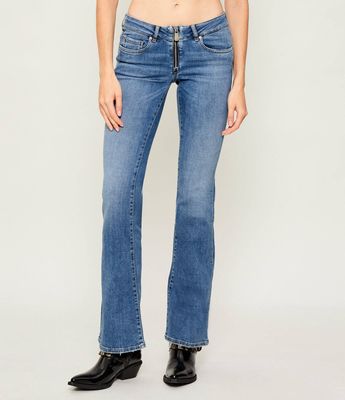 Jeansy damskie w miejskim stylu Pinko ze sklepu: Gomez Fashion Store w kategorii: Jeansy damskie - zdjęcie 874714-BD9-10338_PI254W000029168