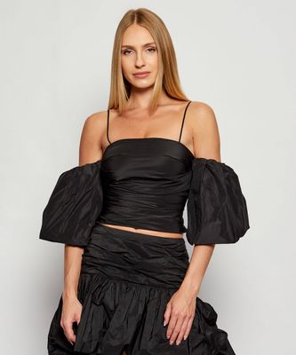 Pinko - Bluzka damska na wiosnę ze sklepu: Gomez Fashion Store w kategorii: Bluzki damskie - zdjęcie 874714-BD9-10338_PI254W000051099