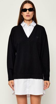 Sukienka prosta Elisabetta Franchi ze sklepu: Gomez Fashion Store w kategorii: Sukienki - zdjęcie 874714-BD9-10338_EF254W000079222