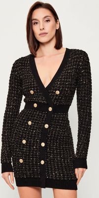 Sukienka dopasowana Elisabetta Franchi ze sklepu: Gomez Fashion Store w kategorii: Sukienki - zdjęcie 874714-BD9-10338_EF254W000081110
