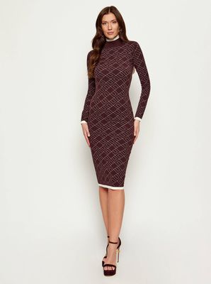 Elisabetta Franchi - Sukienka dopasowana ze sklepu: Gomez Fashion Store w kategorii: Sukienki - zdjęcie 874714-BD9-10338_EF254W000082A52