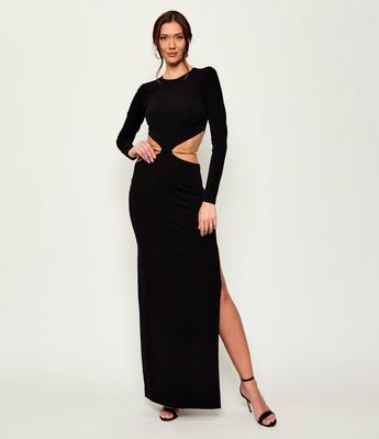 Sukienka dopasowana Elisabetta Franchi ze sklepu: Gomez Fashion Store w kategorii: Sukienki - zdjęcie 874714-BD9-10338_EF254W000085110