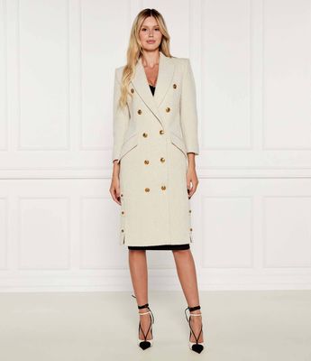 Płaszcz damski Elisabetta Franchi ze sklepu: Gomez Fashion Store w kategorii: Płaszcze damskie - zdjęcie 874714-BD9-10338_EF254W000097A47