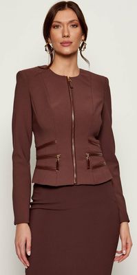 Elisabetta Franchi - Marynarka na jesień ze sklepu: Gomez Fashion Store w kategorii: Marynarki damskie - zdjęcie 874714-BD9-10338_EF254W000107A45