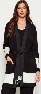 Sweter damski na zimę Elisabetta Franchi ze sklepu: Gomez Fashion Store w kategorii: Swetry damskie - zdjęcie 874714-BD9-10338_EF254W000138A51