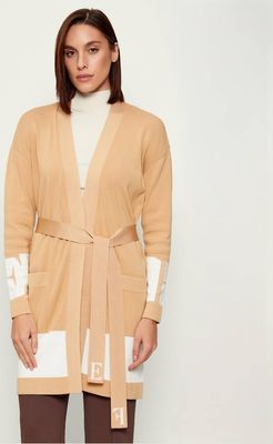 Sweter damski Elisabetta Franchi ze sklepu: Gomez Fashion Store w kategorii: Swetry damskie - zdjęcie 874714-BD9-10338_EF254W000138A61