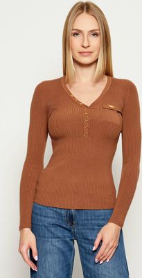 Sweter damski na zimę Elisabetta Franchi ze sklepu: Gomez Fashion Store w kategorii: Swetry damskie - zdjęcie 874714-BD9-10338_EF254W000143A48