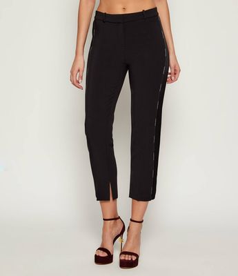 Spodnie damskie casual Elisabetta Franchi ze sklepu: Gomez Fashion Store w kategorii: Spodnie damskie - zdjęcie 874714-BD9-10338_EF254W000149110
