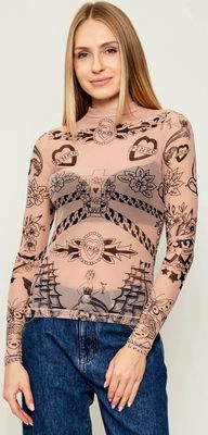 Bluzka damska na wiosnę casualowa Pinko ze sklepu: Gomez Fashion Store w kategorii: Bluzki damskie - zdjęcie 874714-BD9-10338_PI254W000065935