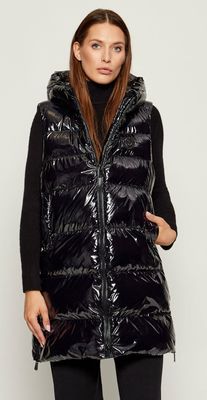 Kamizelka damska na jesień casualowa Pinko ze sklepu: Gomez Fashion Store w kategorii: Kamizelki damskie - zdjęcie 874714-BD9-10338_PI254W000089099