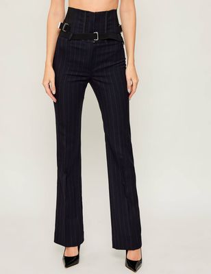 Spodnie damskie Pinko ze sklepu: Gomez Fashion Store w kategorii: Spodnie damskie - zdjęcie 874714-BD9-10338_PI254W000096787