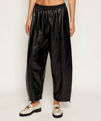 Spodnie damskie na jesień Pinko ze sklepu: Gomez Fashion Store w kategorii: Spodnie damskie - zdjęcie 874714-BD9-10338_PI254W000106099
