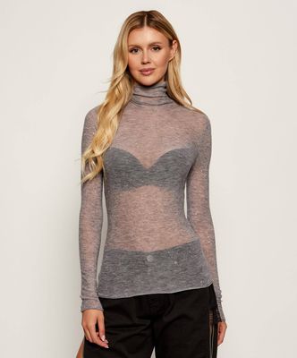 Sweter damski na zimę Pinko ze sklepu: Gomez Fashion Store w kategorii: Swetry damskie - zdjęcie 874714-BD9-10338_PI254W000128042