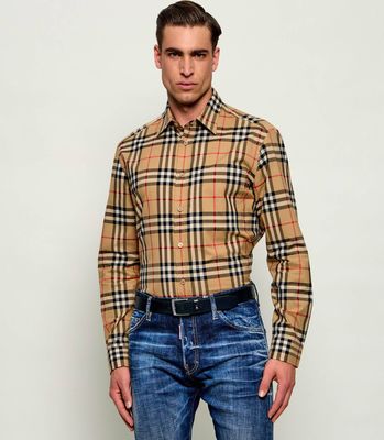Koszula męska Burberry ze sklepu: Gomez Fashion Store w kategorii: Koszule męskie - zdjęcie 874714-BD9-10338_BE254M000007120