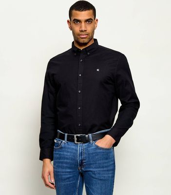 Koszula męska z kołnierzykiem button down Calvin Klein Jeans ze sklepu: Gomez Fashion Store w kategorii: Koszule męskie - zdjęcie 874714-BD9-10338_CJ254M000026C64