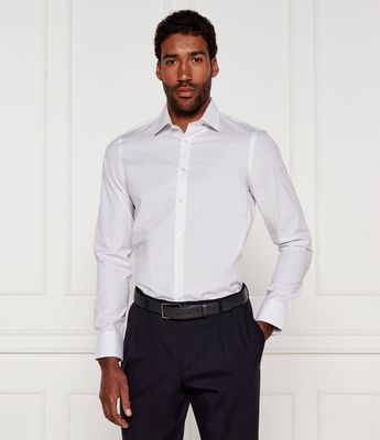 Koszula męska wiosenna elegancka Calvin Klein ze sklepu: Gomez Fashion Store w kategorii: Koszule męskie - zdjęcie 874714-BD9-10338_CK254M000020D47