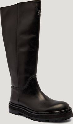 Kozaki damskie na zimę Patrizia Pepe ze sklepu: Gomez Fashion Store w kategorii: Kozaki damskie - zdjęcie 874714-BD9-10338_PK254W000044196