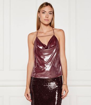 Patrizia Pepe - Bluzka damska glamour ze sklepu: Gomez Fashion Store w kategorii: Bluzki damskie - zdjęcie 874714-BD9-10338_PK254W000063625