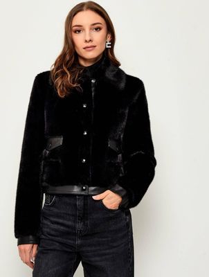 Kurtka damska casual jesienna Patrizia Pepe ze sklepu: Gomez Fashion Store w kategorii: Kurtki damskie - zdjęcie 874714-BD9-10338_PK254W000088049