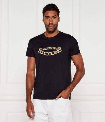 BALMAIN - T-shirt męski ze sklepu: Gomez Fashion Store w kategorii: T-shirty męskie - zdjęcie 874714-BD9-10338_BA254M000004022