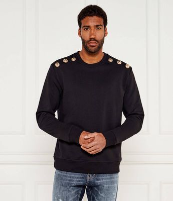 Bluza męska na zimę BALMAIN ze sklepu: Gomez Fashion Store w kategorii: Bluzy męskie - zdjęcie 874714-BD9-10338_BA254M000009014