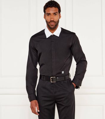 Koszula męska elegancka BALMAIN ze sklepu: Gomez Fashion Store w kategorii: Koszule męskie - zdjęcie 874714-BD9-10338_BA254M000010015