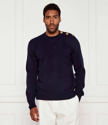 BALMAIN - Sweter męski ze sklepu: Gomez Fashion Store w kategorii: Swetry męskie - zdjęcie 874714-BD9-10338_BA254M000011113