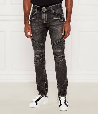 BALMAIN - Jeansy męskie casual wiosenne ze sklepu: Gomez Fashion Store w kategorii: Jeansy męskie - zdjęcie 874714-BD9-10338_BA254M000016115