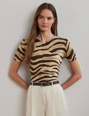 Sweter damski casualowy LAUREN RALPH LAUREN ze sklepu: Gomez Fashion Store w kategorii: Swetry damskie - zdjęcie 874714-BD9-10338_RL254W00004337N