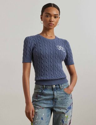 LAUREN RALPH LAUREN - Sweter damski casualowy ze sklepu: Gomez Fashion Store w kategorii: Swetry damskie - zdjęcie 874714-BD9-10338_RL254W00004538N