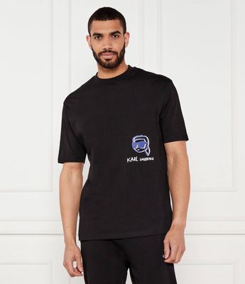 T-shirt męski Karl Lagerfeld ze sklepu: Gomez Fashion Store w kategorii: T-shirty męskie - zdjęcie 874714-BD9-10338_KL254M000008990