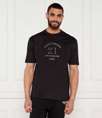 T-shirt męski na wiosnę Karl Lagerfeld ze sklepu: Gomez Fashion Store w kategorii: T-shirty męskie - zdjęcie 874714-BD9-10338_KL254M000009990