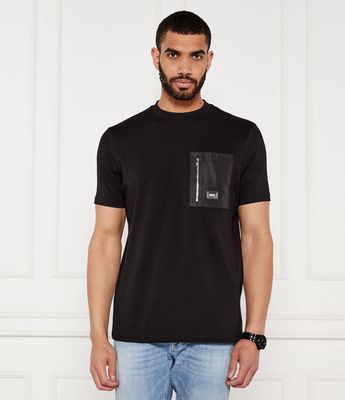 T-shirt męski casual Karl Lagerfeld ze sklepu: Gomez Fashion Store w kategorii: T-shirty męskie - zdjęcie 874714-BD9-10338_KL254M000033990