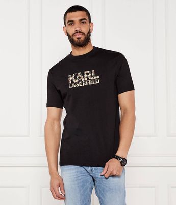 Karl Lagerfeld - T-shirt męski młodzieżowy ze sklepu: Gomez Fashion Store w kategorii: T-shirty męskie - zdjęcie 874714-BD9-10338_KL254M000034990